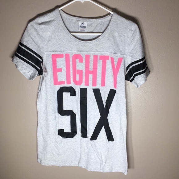 Pink Victoria’s Secret 86 shirt size large - Picture 3 of 5